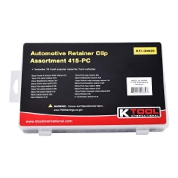 K-Tool International K Tool International KTI04630 Automotive Retainer Clip Assortment - 415 Piece KTI04630 - main